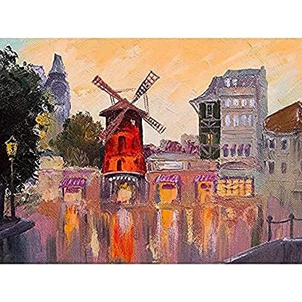 Amazon.com: Fine Art Prints Moulin Rouge Painting Art Print Canvas